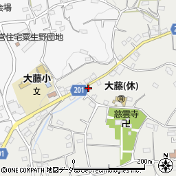 山梨県甲州市塩山中萩原652-2周辺の地図