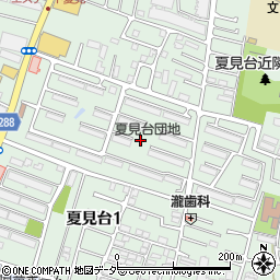 千葉県船橋市夏見台1丁目20周辺の地図