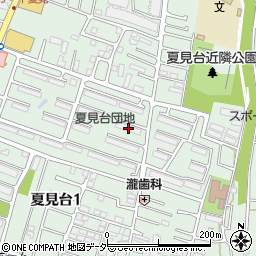 千葉県船橋市夏見台1丁目20-15周辺の地図