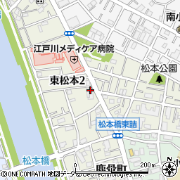 セブンイレブン江戸川東松本２丁目店周辺の地図