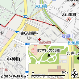東京都昭島市中神町1371-73周辺の地図