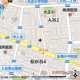 ユアー・パーキング入谷第３駐車場周辺の地図