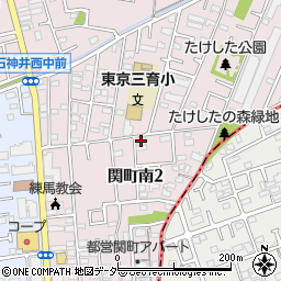 東京都練馬区関町南2丁目9-7周辺の地図