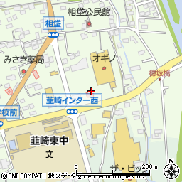 ドコモショップ韮崎店周辺の地図