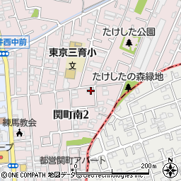 東京都練馬区関町南2丁目9-10周辺の地図