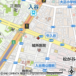 永谷建物管理株式会社　管理室北上野永谷コーポラス周辺の地図
