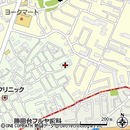 千葉県八千代市勝田台北3丁目15-12周辺の地図