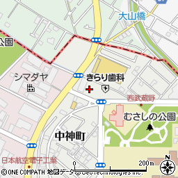カギの１１０番昭島ロックサービス２４周辺の地図