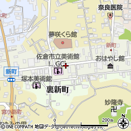 リパーク佐倉新町駐車場周辺の地図
