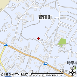 千葉県八千代市萱田町周辺の地図