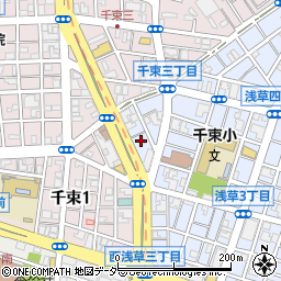 有限会社タキザワ表具店周辺の地図
