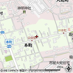 千葉県佐倉市本町35-1周辺の地図