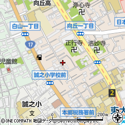 白石商店周辺の地図