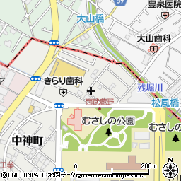 東京都昭島市中神町1371-108周辺の地図