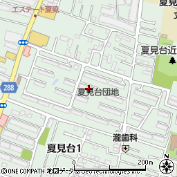 千葉県船橋市夏見台1丁目20-12周辺の地図
