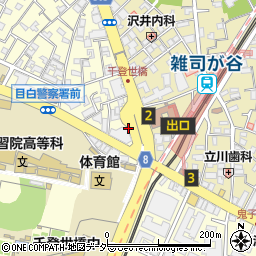 東京都豊島区目白2丁目1周辺の地図
