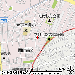 東京都練馬区関町南2丁目7-5周辺の地図