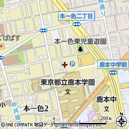 東京都江戸川区本一色2丁目25-7周辺の地図