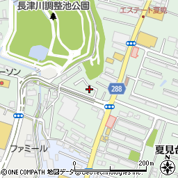 千葉県船橋市夏見台3丁目5周辺の地図