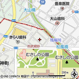 東京都昭島市中神町1371-41周辺の地図