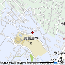 千葉県八千代市高津1156-1周辺の地図