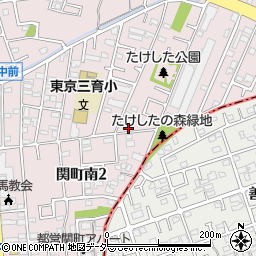 東京都練馬区関町南2丁目7-4周辺の地図