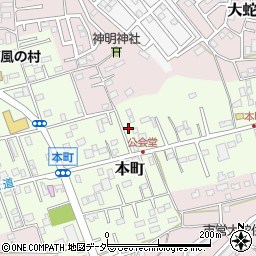 千葉県佐倉市本町31周辺の地図