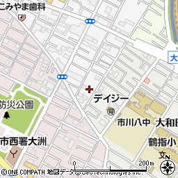 フローラ市川弐番館周辺の地図