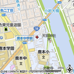 東京都江戸川区松本2丁目38-9周辺の地図