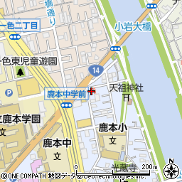 東京都江戸川区松本2丁目38-8周辺の地図