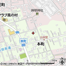 千葉県佐倉市本町28周辺の地図