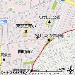 東京都練馬区関町南2丁目7-6周辺の地図