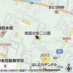 飯盛台第2公園周辺の地図