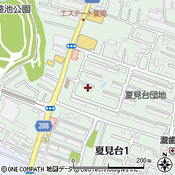 千葉県船橋市夏見台1丁目20-3周辺の地図