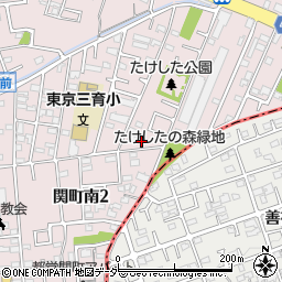 東京都練馬区関町南2丁目7-3周辺の地図