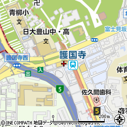 蕎麦人 弁慶 護国寺前店周辺の地図