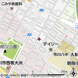 フローラ市川壱番館周辺の地図