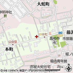 千葉県佐倉市本町43周辺の地図