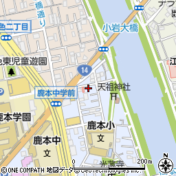 東京都江戸川区松本2丁目38-10周辺の地図