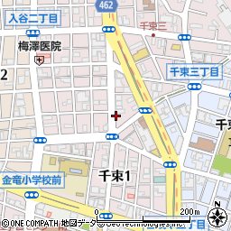 株式会社田中製簾所周辺の地図