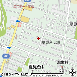 千葉県船橋市夏見台1丁目20-7周辺の地図