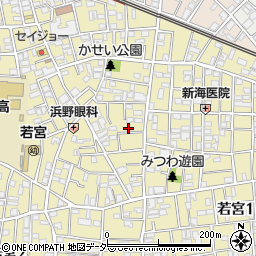 東京都中野区若宮3丁目3-2周辺の地図