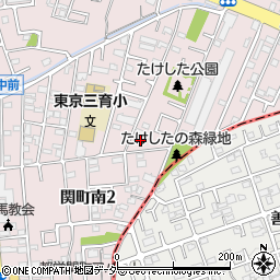 東京都練馬区関町南2丁目7-7周辺の地図