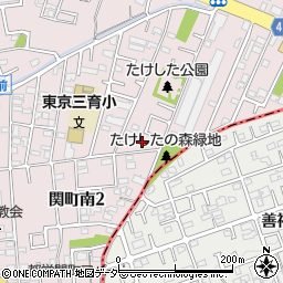 東京都練馬区関町南2丁目7-2周辺の地図