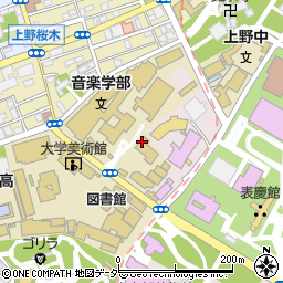 東京芸術大学　社会連携推進課周辺の地図