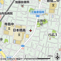 蛇口水漏れ修理の生活救急車　墨田区エリア専用ダイヤル周辺の地図