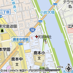 川口工業江戸川工場周辺の地図