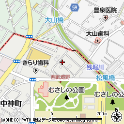 東京都昭島市中神町1371-96周辺の地図