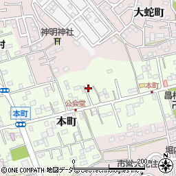 千葉県佐倉市本町35-8周辺の地図