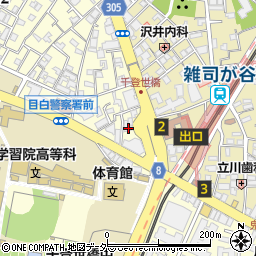 東京都豊島区目白2丁目1-12周辺の地図